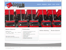 Tablet Screenshot of ozcelikhydraulic.com